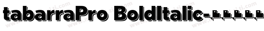 tabarraPro BoldItalic字体转换